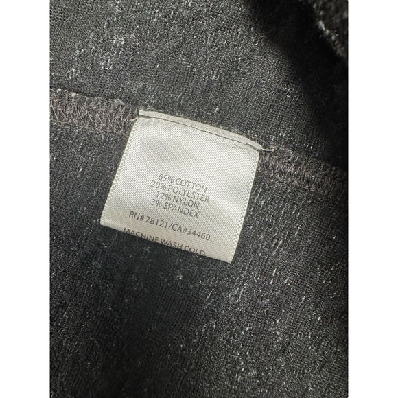 Eileen Fisher Terrazzo Stretch Ripple Mock Neck Jacket Size M Gray Textured - Picture 7 of 8